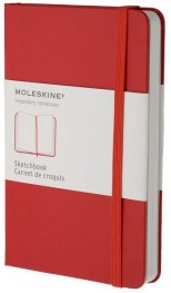 Бележник Moleskine Sketch-Book Pocket, Hard Red  [Diary] [0307]