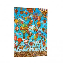 Бележник Paperblanks - Pierre the Maze Detective / Balloon Festival / Midi / Lined