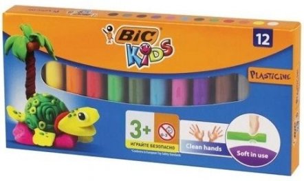 Пластилин BIC Kids 12 цвята