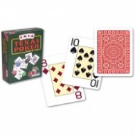 Карти за игра Texas Poker hold'em 0101374b червен
