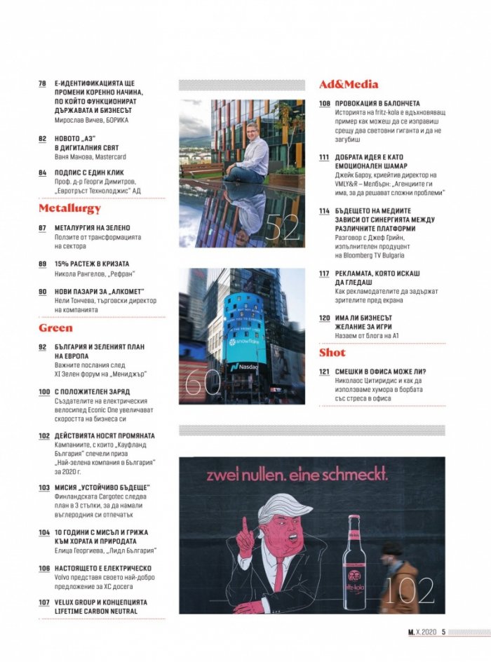 Мениджър 10/2020