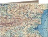 Арт портмоне SW 14 BG map