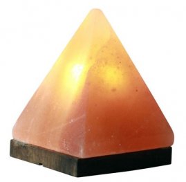 Лампа от хималайска сол Пирамида