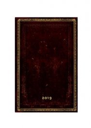 Бележник Paperblanks Dayplanners 2019 Black Moroccan, Mini/ 8695