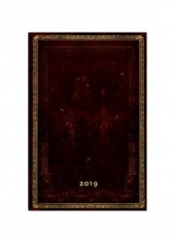 Бележник Paperblanks Dayplanners 2019 Black Moroccan, Mini/ 8695