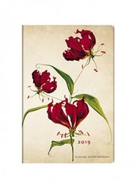 Бележник Paperblanks Dayplanners 2019 Gloriosa Lily, Mini/ 8640