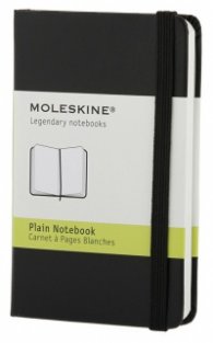 Бележник Moleskine Notebook Plain Black Extra Smal [Hard Cover] [7122]