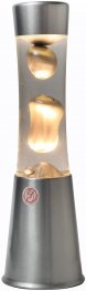 Лава лампа - Прозрачна течност, розов восък XL1763