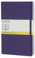 Бележник Moleskine Notebook Square Brilliant Violet Large [Hard Cover] [6491]
