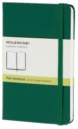 Бележник Moleskine Notebook Plain Oxide Green Pocket [Hard Cover] [6293]