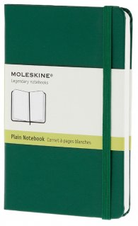 Бележник Moleskine Notebook Plain Oxide Green Pocket [Hard Cover] [6293]