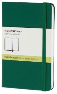Бележник Moleskine Notebook Plain Oxide Green Pocket [Hard Cover] [6293]