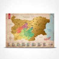 Скреч карта България класик