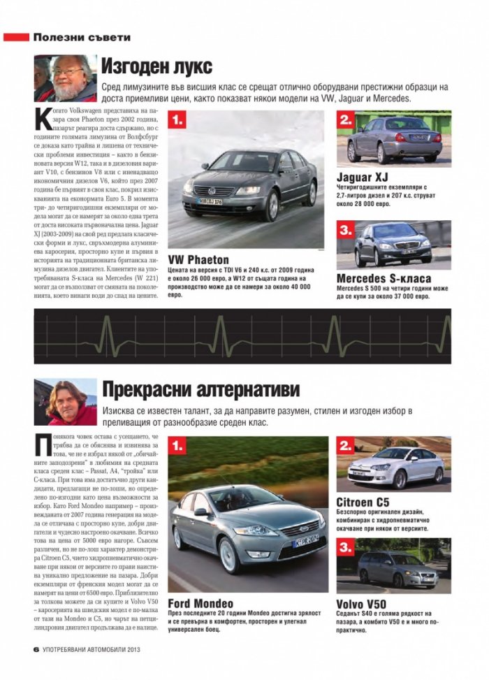 Употребявани автомобили 2013