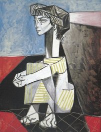 Jacqueline aux mains croisees / Picasso