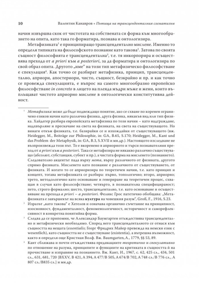 Пътища на трансценденталния схематизъм