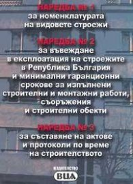 Наредба№1за номенклатурата…;№2за въвеждане в …
