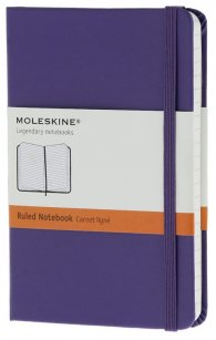 Бележник Moleskine Classic Hard Cover Pocket Ruled Notebook Brilliant Violet [6422]