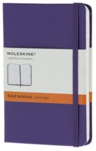 Бележник Moleskine Classic Hard Cover Pocket Ruled Notebook Brilliant Violet [6422]