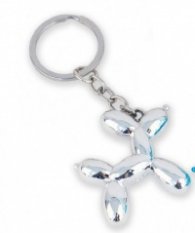 Ключодържател - Balloon Dog, сребристо Helio Ferretti