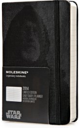 Бележник Moleskine 2014 12 Month Limited Edition Star Wars Pocket Hard Cover Daily Planner Black [7351]
