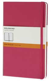 Бележник Moleskine Classic Hard Cover Large Ruled Notebook Magenta [6453]