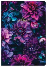 Тетрадка LASTVA Bloom, A4, 96 л., различни видове