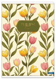 Тетрадка LASTVA Tulips, A5, различни видове