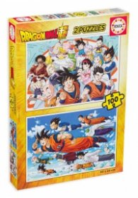 EDU18214 Dragon Ball - пъзел 2х100 части