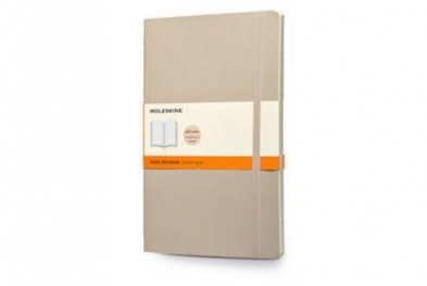Бележник Moleskine Classic Colored Notebook Large Ruled Khaki Beige Soft Cover [3623]