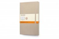 Бележник Moleskine Classic Colored Notebook Large Ruled Khaki Beige Soft Cover [3623]