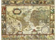 Пъзел 2000 ч. Map of the world from 1650 166336