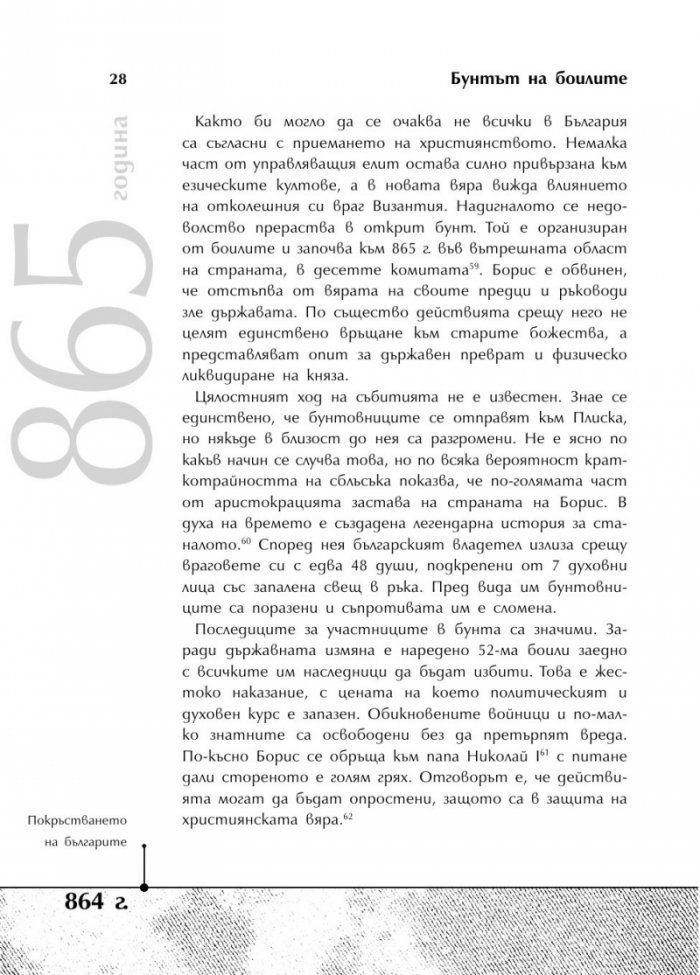 Българската история накратко. 250 значими събития