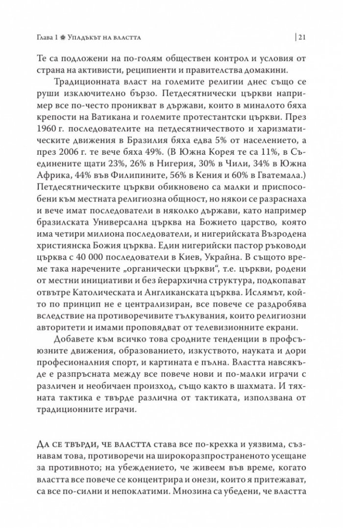 Краят на властта