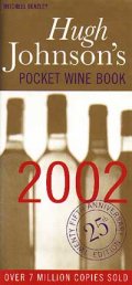 Hugh Johnson's Pocket Wine Book 2002