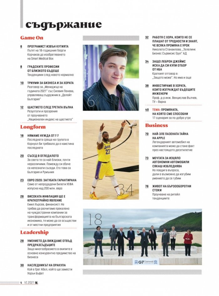 Мениджър 6/2021