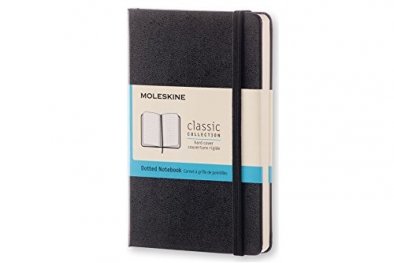 Moleskine Classic Notebook, Pocket, Dotted, Black, Hard Cover [5285]