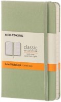 Moleskine Classic Notebook, Pocket, Ruled, Willow Green, Hard Cover [3588]