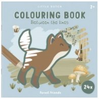 Книжка за оцветяване в линиите FOREST FRIENDS
