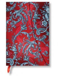 Бележник Paperblanks Rococo Revival Midi Wrap, Lined/ 1918