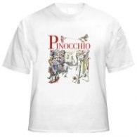 Фланелка Пинокио бяла