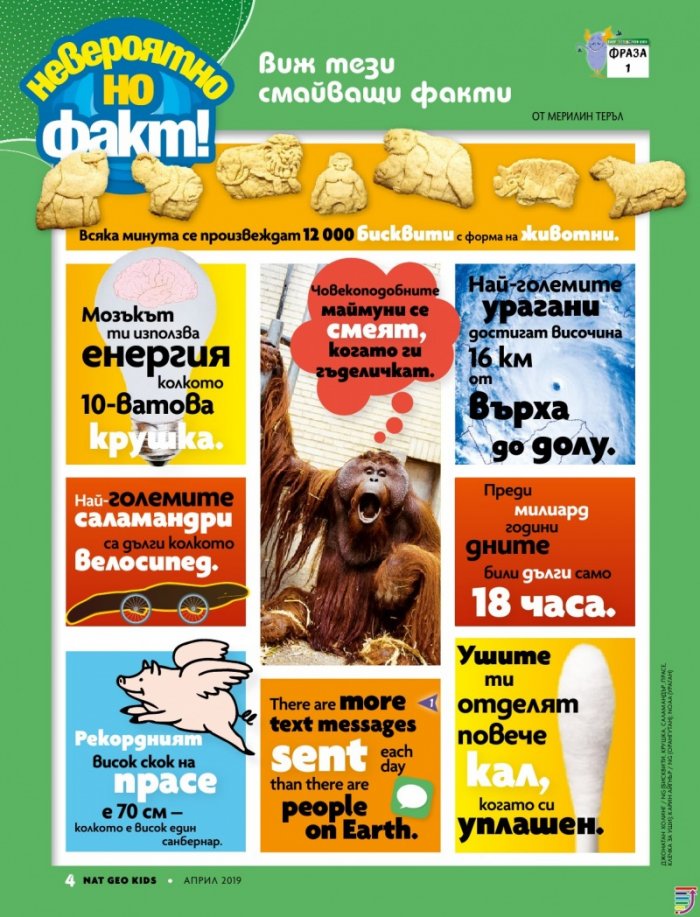 National Geographic KIDS България 4/2019