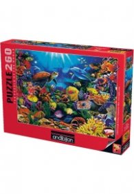 Красотата на морското дъно  - пъзел 260 части 3312