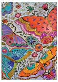 Бележник Paperblanks Diary 2013 Flutterbyes Micro day, Lined/ 9879
