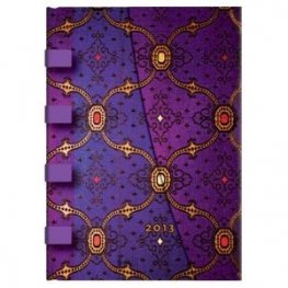 Бележник Paperblanks Diary 2013 French Ornate Violet Midi Day, Lined/ 0752