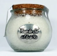 Келтска морска сол Fleur de Sel, стъклен буркан с корков капак 200 гр