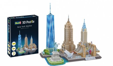 Пъзел 3D - Забележителности в Ню Йорк R00142