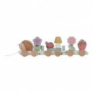 Дървено влакче за дърпане от модули - Fairy Garden LD7335