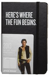 Бележник Moleskine Daily Diary Planner 2013: Star Wars Black [Hard Cover] [1045]
