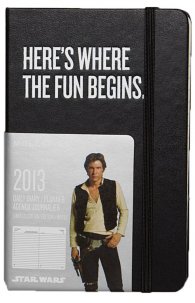 Бележник Moleskine Daily Diary Planner 2013: Star Wars Black [Hard Cover] [1045]